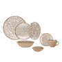 Hermia Juego de Desayuno de Porcelana de 26 Piezas Multicolor